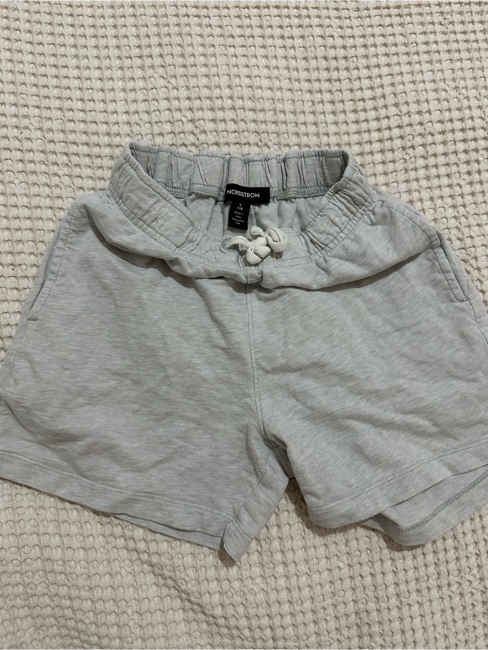 Nordstrom Cozy Light Gray kids Drawstring Shorts